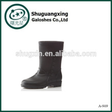 Belle nouvelle mode bottes de pluie, bottes bottes de pluie A-909 hommes PVC pluie bottes homme